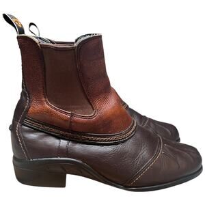 ARIAT Scout Paddock Women 9.5 English Riding Boot Brown Leather Ankle *READ*